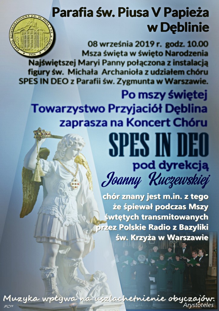 Plakat-Msza i Koncert-Dęblin-8.09.2019